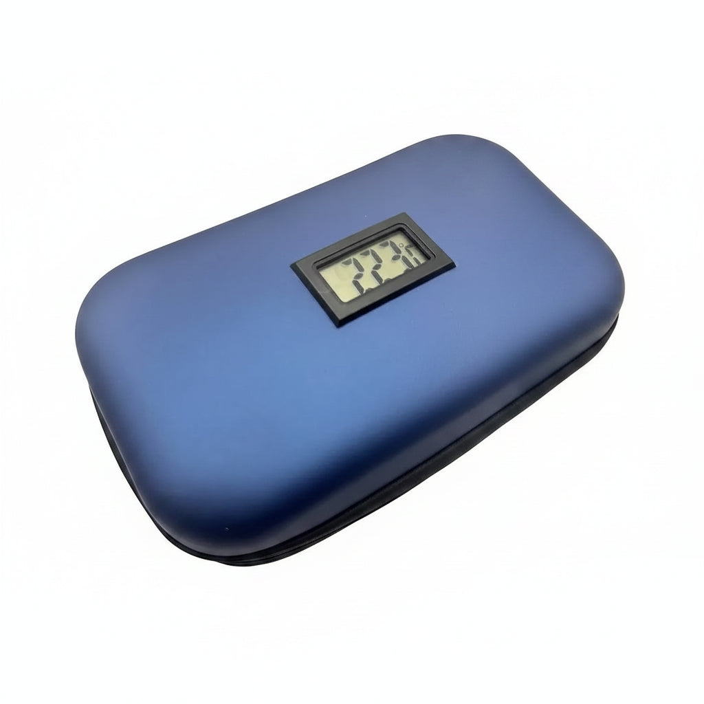 Estuche térmico con sensor de temperatura