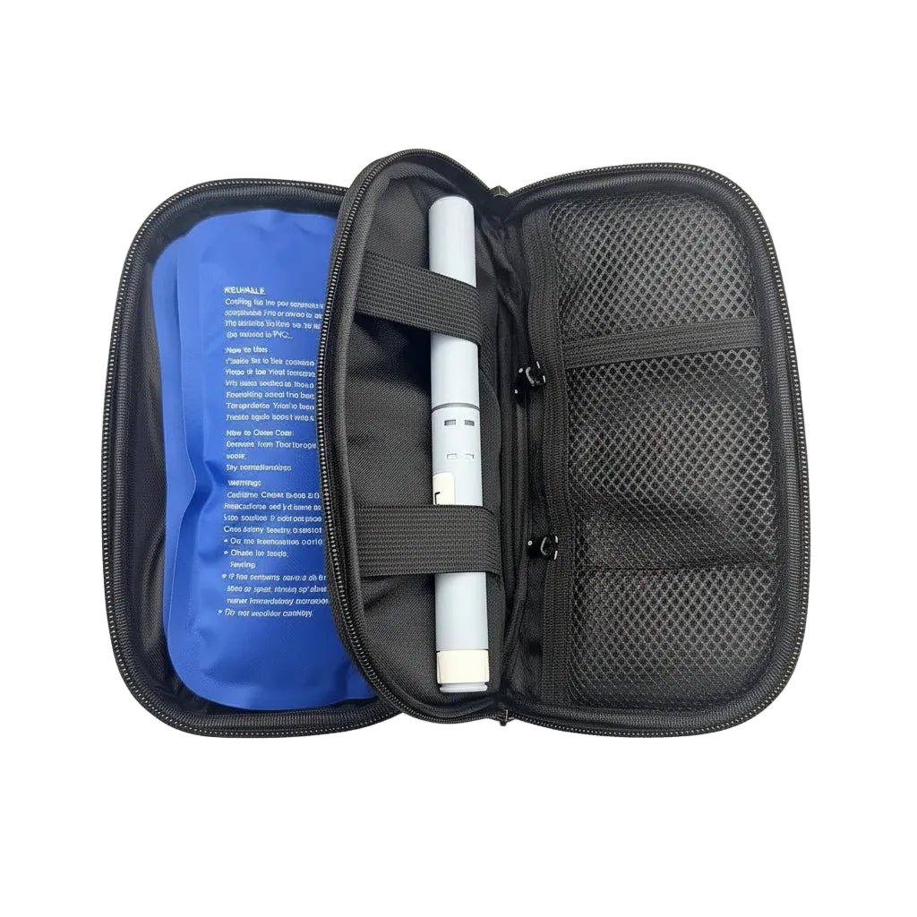 Estuche térmico con sensor de temperatura